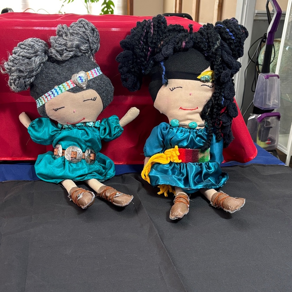 Handcrafted Dolls with Native American